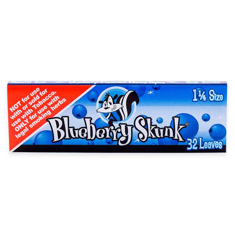 Skunk - 1.25" Rolling Papers - Blueberry - Display Box of 24