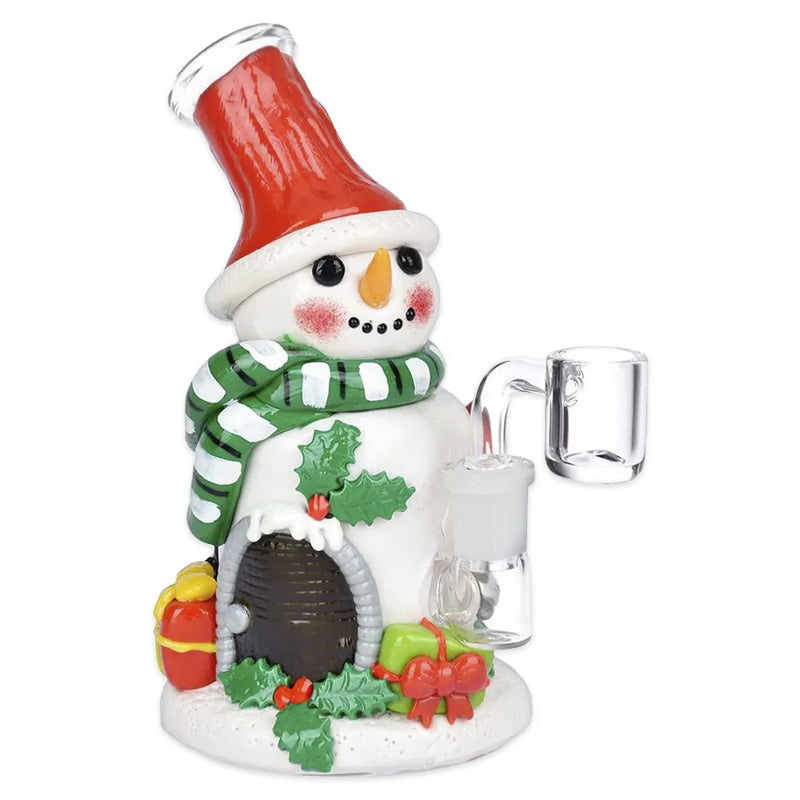 Snow Place Like Home - 3D Painted Dab Rig - 6.25"