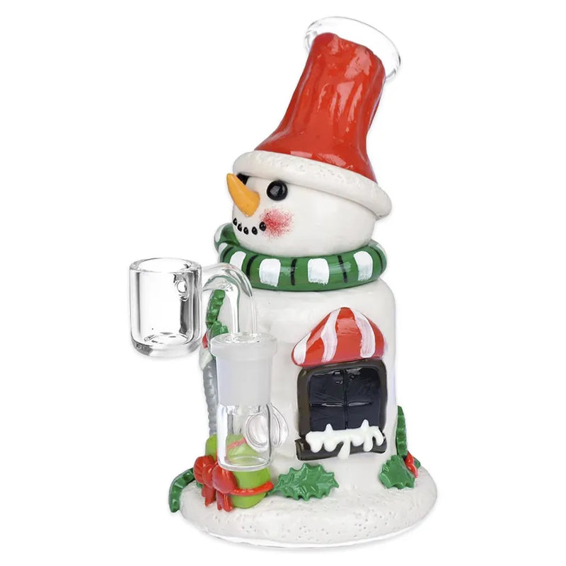 Snow Place Like Home - 3D Painted Dab Rig - 6.25"