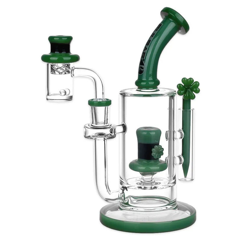 Pulsar - St. Patrick's Day Special Dab Rig Set with Dabber - 8"