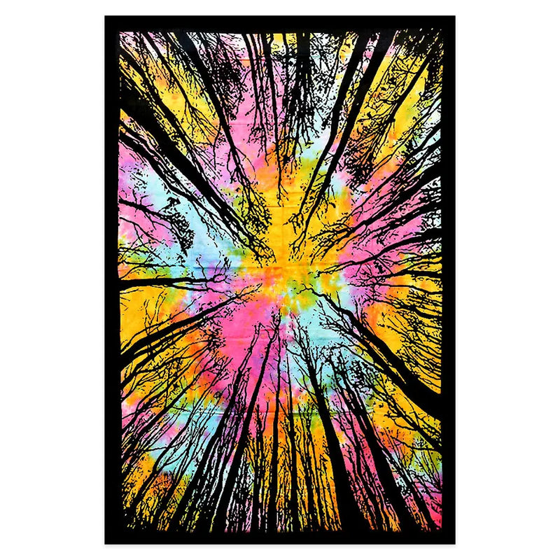 ThreadHeads - Tie-Dye Forest Sky - Tapestry - 55" x 83"
