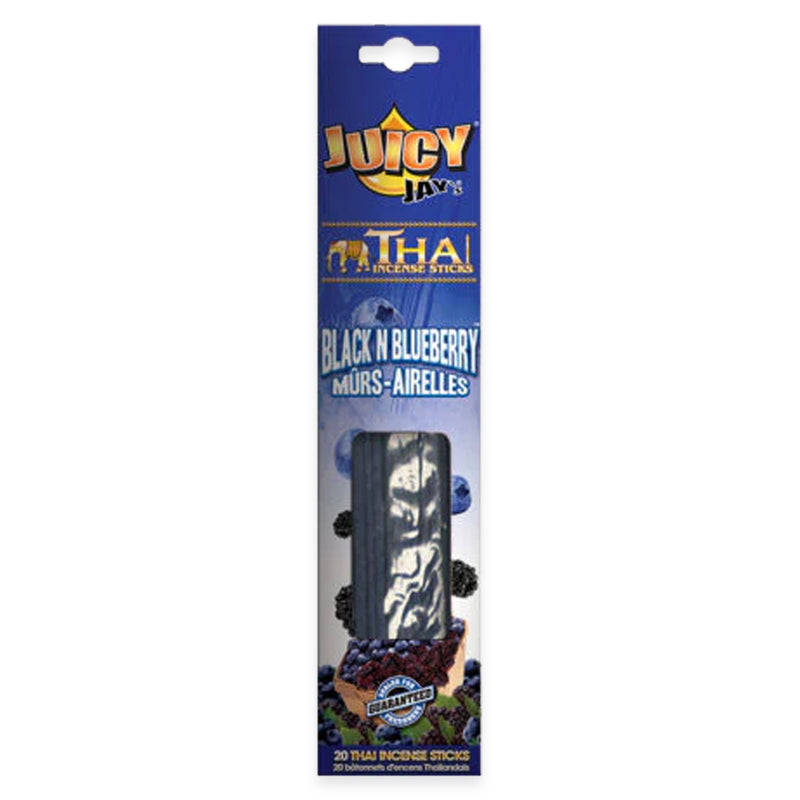 Juicy Jay's - Thai Incense Sticks - Black N Blueberry - Display Box of 12