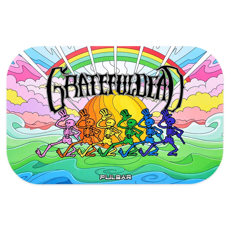 Grateful Dead x Pulsar - Rolling Tray with Lid - Under The Rainbow - 11" x 7"