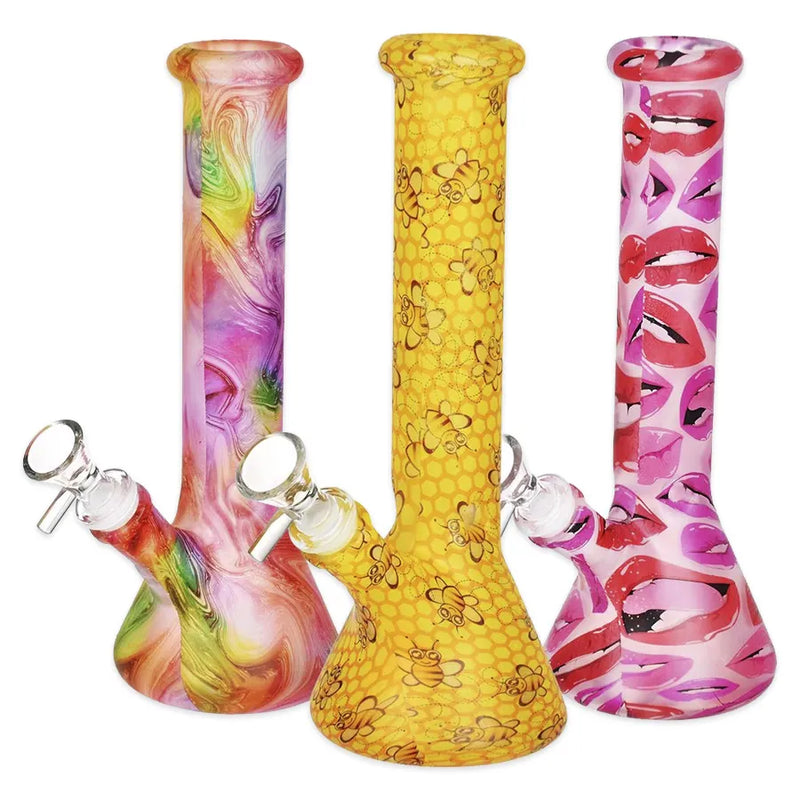 Wyld Style - Glass Beaker Water Pipe - 9.5"