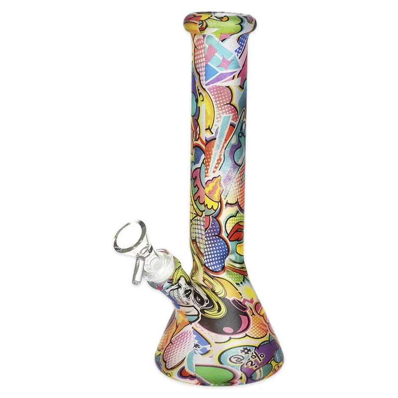 Wyld Style - Glass Beaker Water Pipe - 9.5"