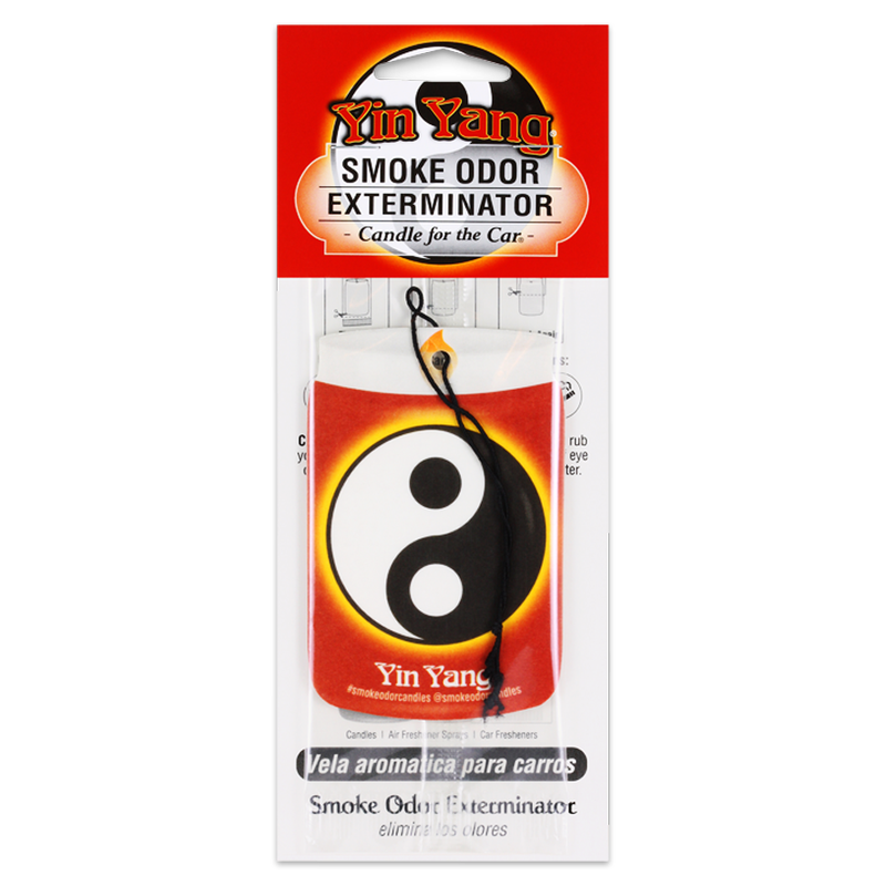 Smoke Odor - Exterminator Car Air Freshener - Yin Yang