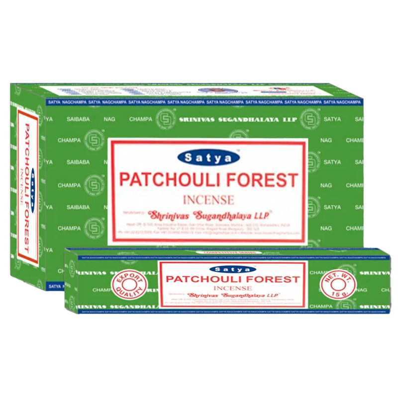 Satya - Patchouli Forest - Incense Sticks - 15g - Box of 12