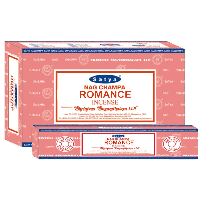 Satya - Romance - Incense Sticks - 15g - Box of 12