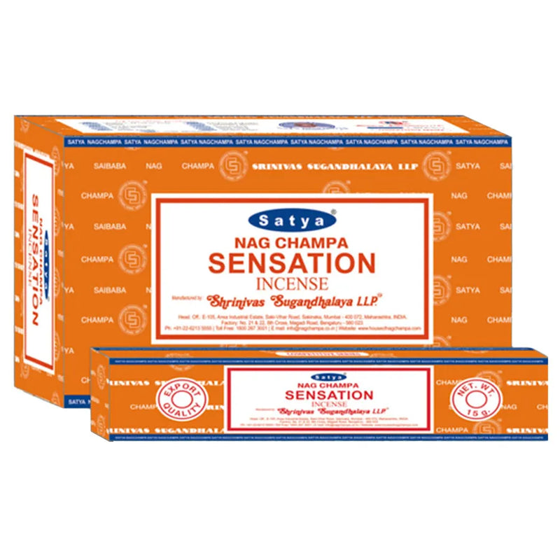 Satya - Sensation - Incense Sticks - 15g - Box of 12