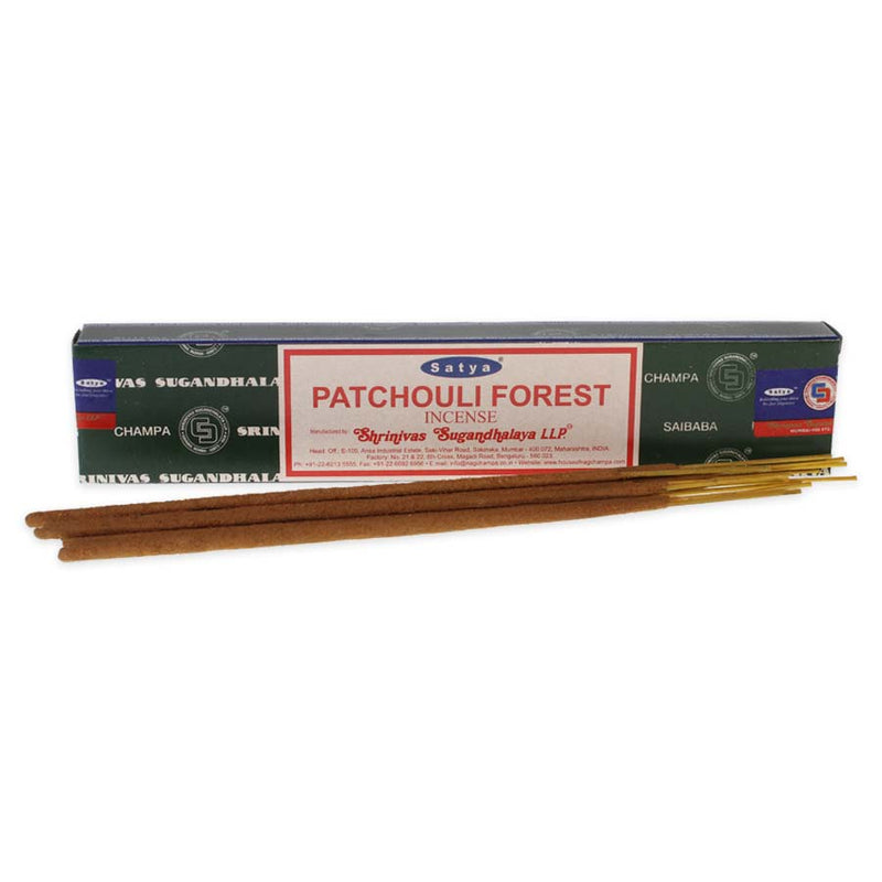 Satya - Patchouli Forest - Incense Sticks - 15g - Box of 12