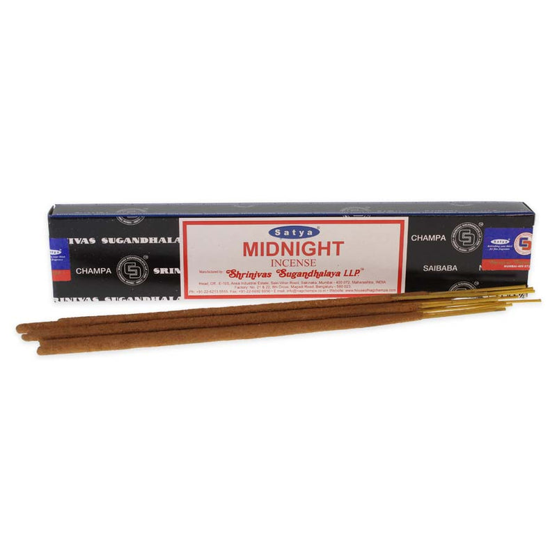 Satya - Midnight - Incense Sticks - 15g - Box of 12