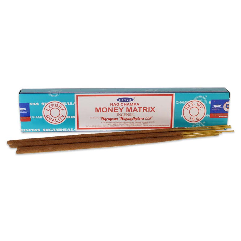 Satya - Money Matrix - Incense Sticks - 15g - Box of 12