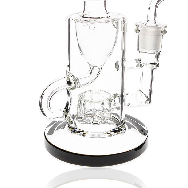 Disc Recycler Rig - Plain Jane Glass - 8"