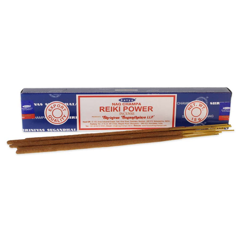 Satya - Reiki Power - Incense Sticks - 15g - Box of 12