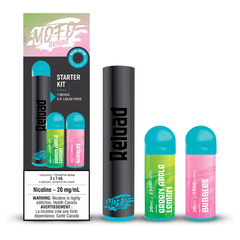 Mofo Reload Kit - Green Apple Lemon/Bubbles (7mL) - Box of 10