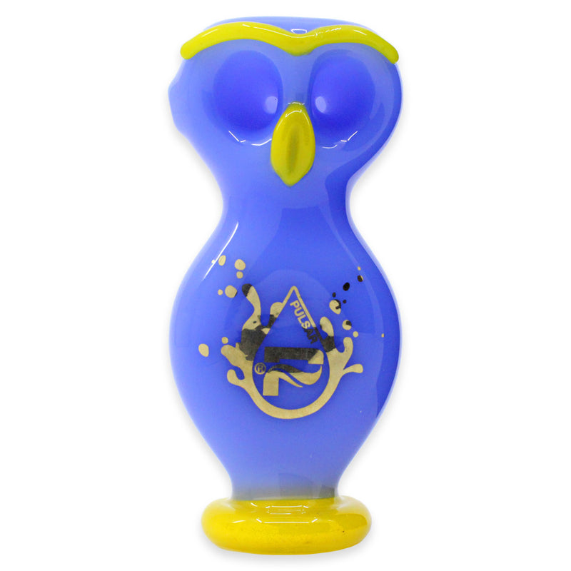 Pulsar - Wise Owl Double Bowl Hand Pipe - 4"