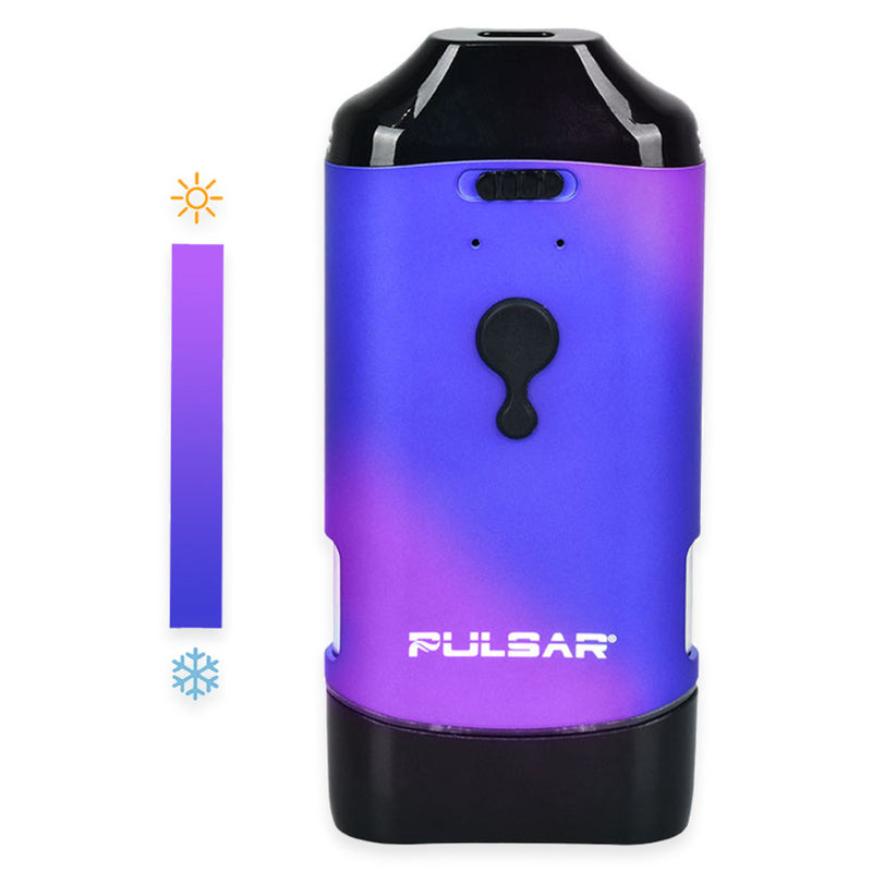 Pulsar's DuploCart 510 Battery. In a Thermo Blue to Purple colour option.