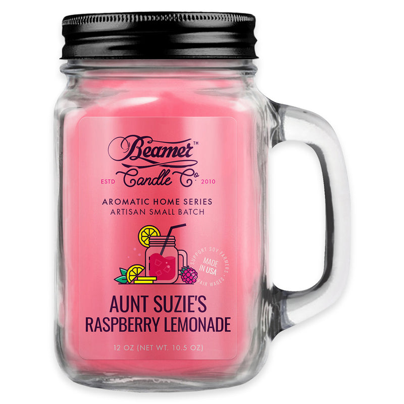Beamer Candle - 12oz - Aunt Suzie's Raspberry Lemonade