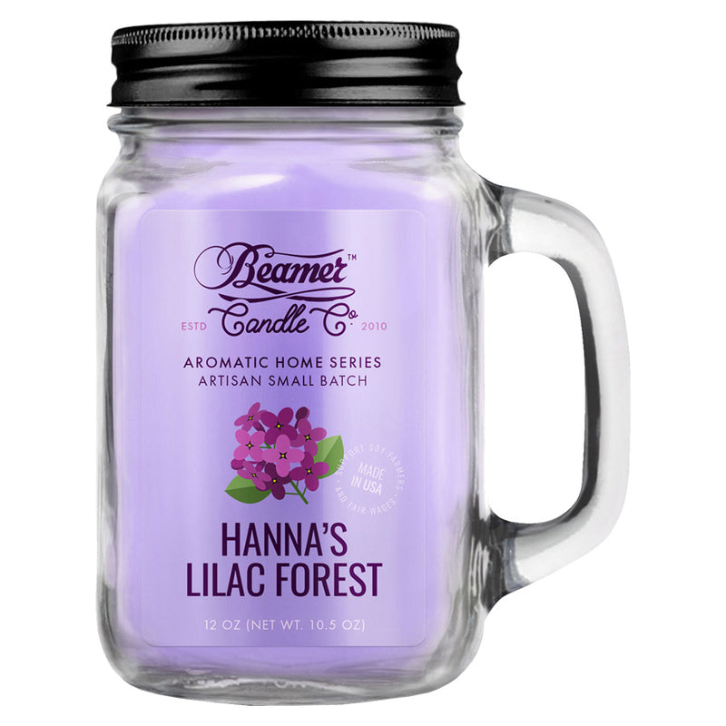 Beamer Candle - 12oz - Hanna's Lilac Forest