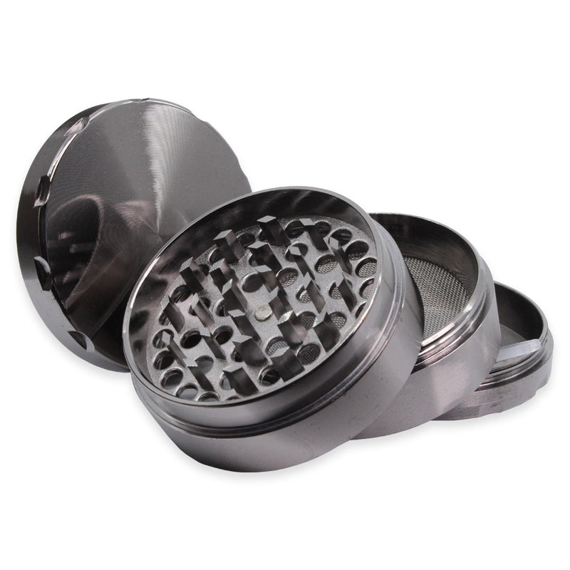 Zinc Notched - 4-Piece Grinder - 2.5"
