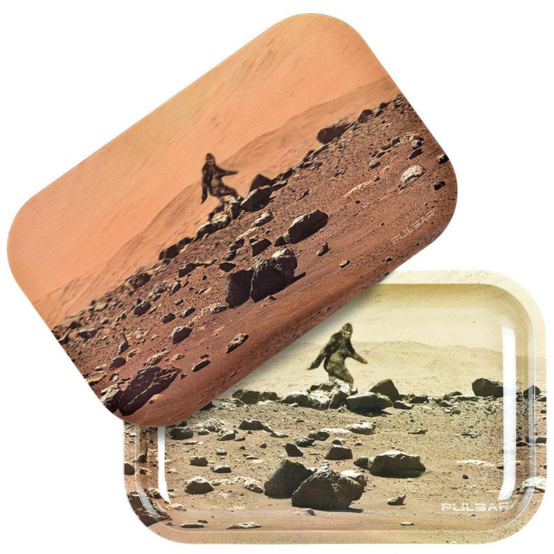 Pulsar - Rolling Tray w/ 3D Lid - Bigfoot On Mars - 11" x 7"