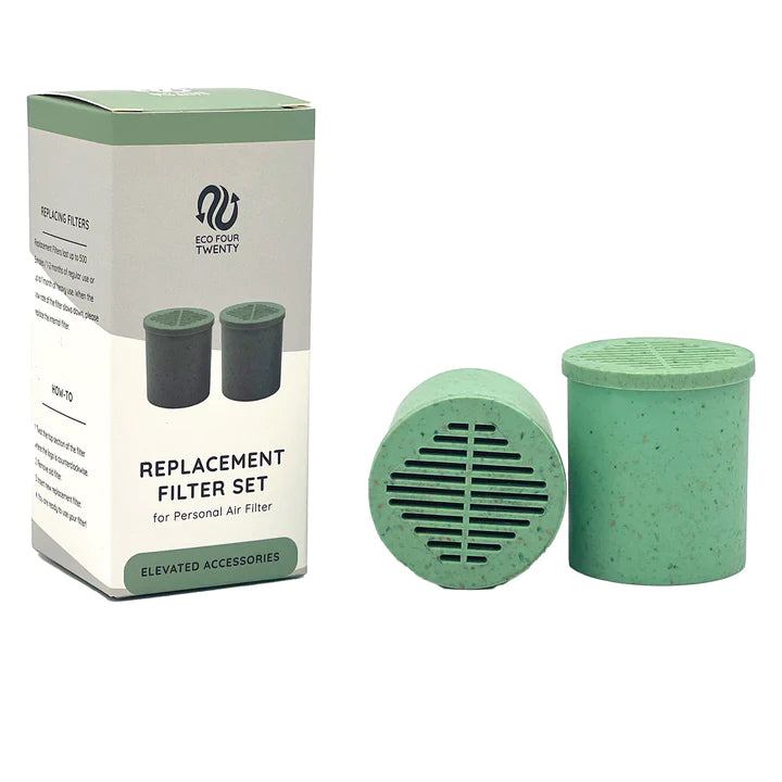 Eco Four Twenty - Green Plant-Based Plastic Replacement Filters - Set of 2
