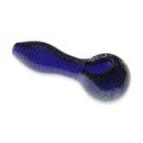 Fumed Suspended Bubbles Glass Spoon Pipe - 4"