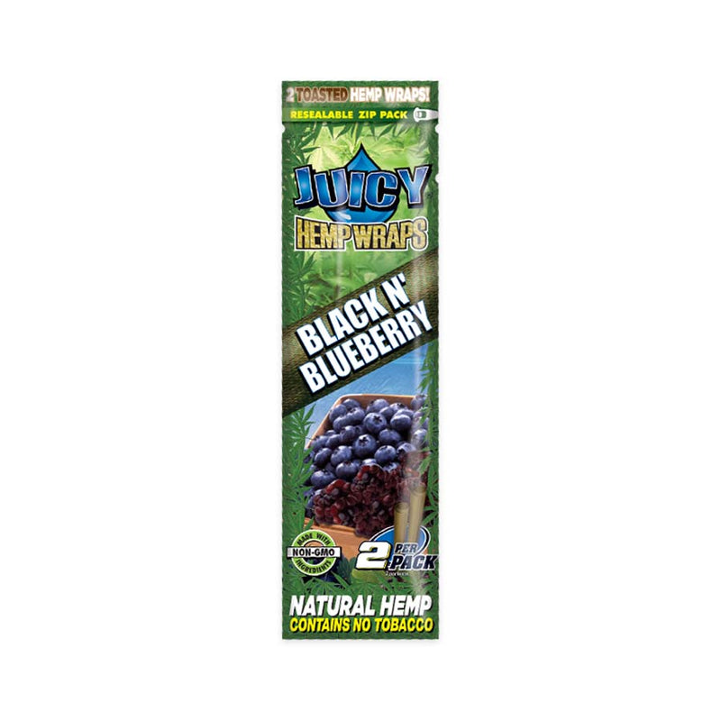 Juicy Jay Hemp Wraps - Black n Blueberry