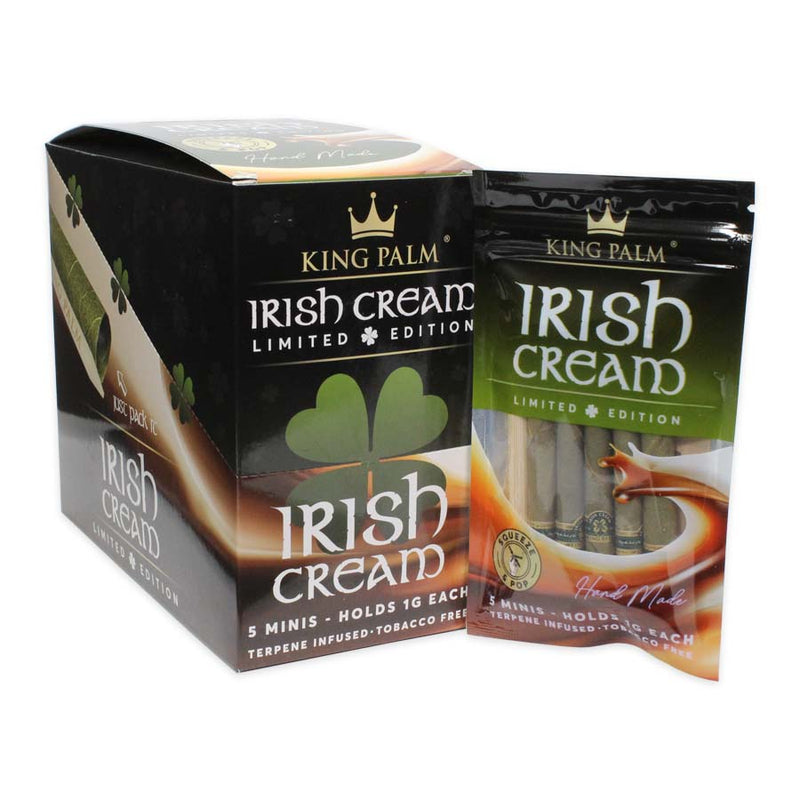 King Palm - Mini Pre-Roll - Irish Cream - Display Box of 15