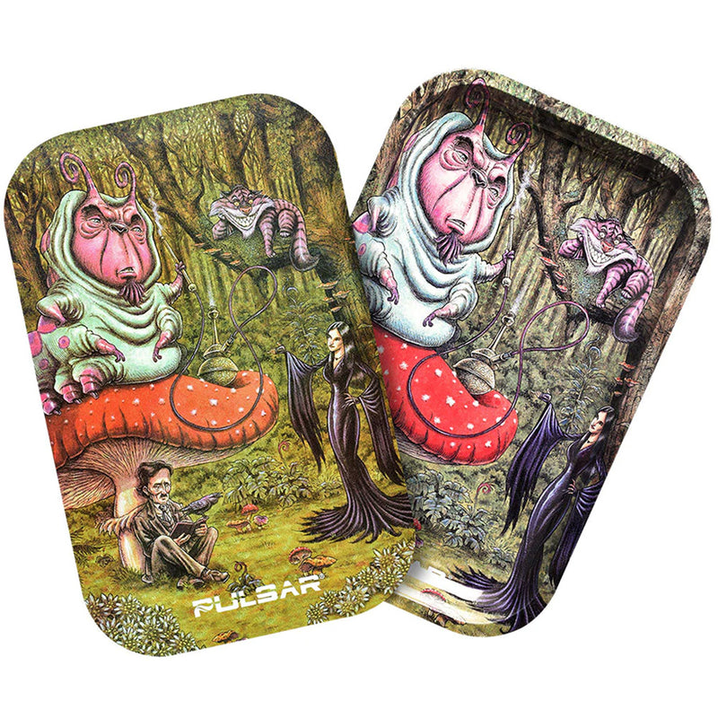 Pulsar - Rolling Tray with Lid - Malice In Wonderland - 11" x 7"