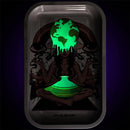 Pulsar - Glow in the Dark Metal Rolling Tray w/ Lid - Meditation - 11" x 7"