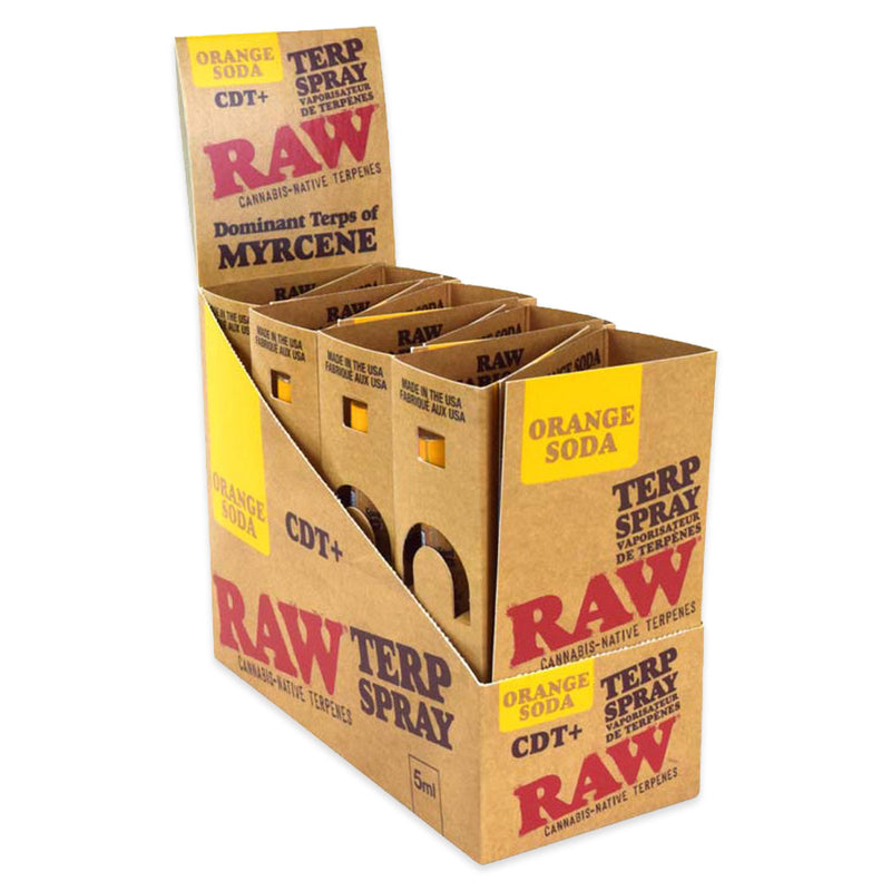 RAW - Terp Spray - Orange Soda - Display Box of 8