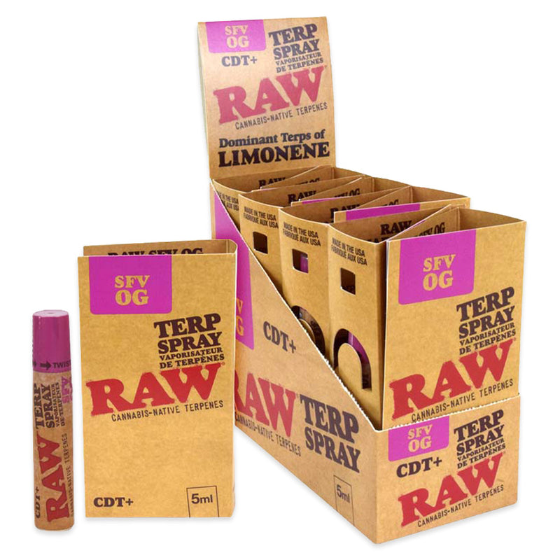 RAW - Terp Spray - SFV OG - Display Box of 8
