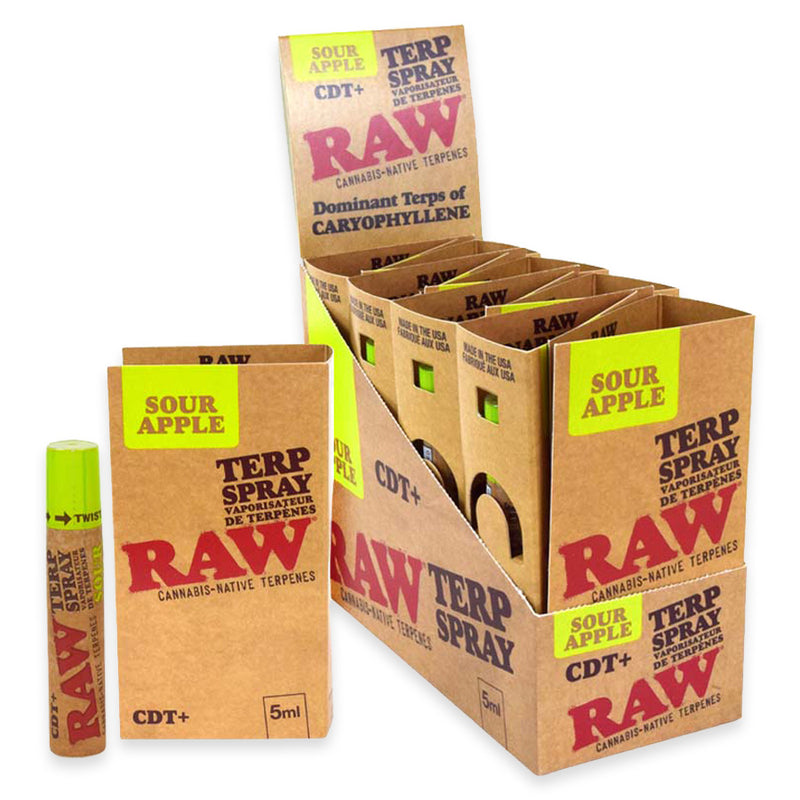 RAW - Terp Spray - Sour Apple - Display Box of 8