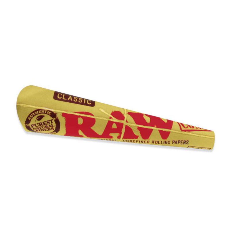 RAW - Classic - Pre-Rolled Cones - 1.25" - 6-Pack - Display Box of 32