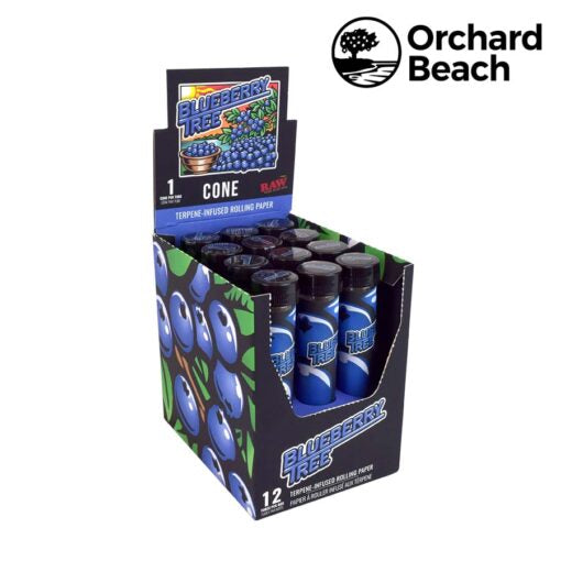 Orchard Beach Terpene Infused Raw Cones - Blueberry Tree - Box of 12