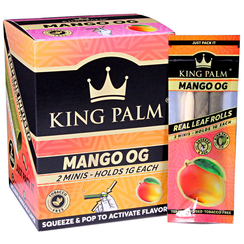 King Palm - Mini Pre-Rolls - Mango OG - Display Box of 20