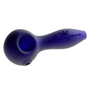 Frosted Glass Spoon Pipe - 4" - Plain Jane Glass
