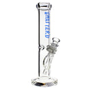 Thick Straight Bong - Shatter'd Glassworks - 12"