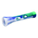 Silicone and Glass 2-Piece Chillum - 3.5"