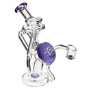 Plain Jane Glass - Donut Recycler Rig - 6.5"