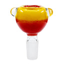 Duo Tone Pebbled Dry-Herb Bowl - 14mm