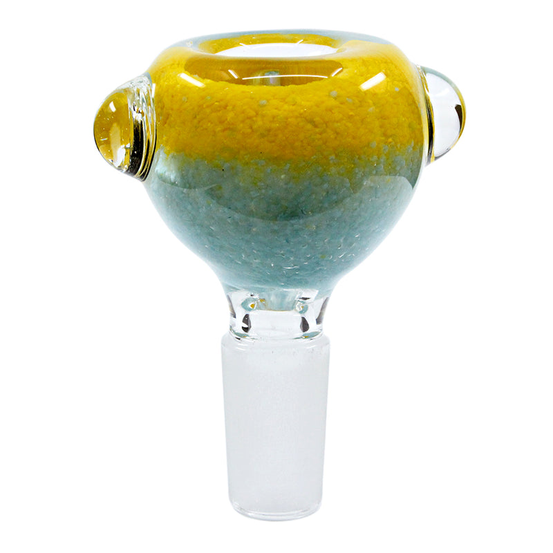 Duo Tone Pebbled Dry-Herb Bowl - 14mm