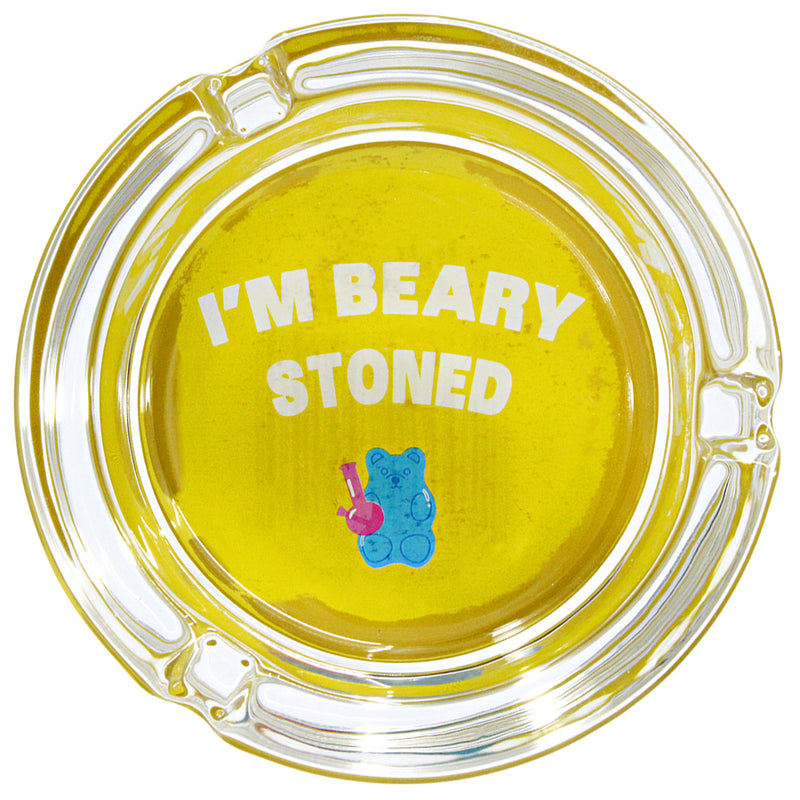 Giddy - 3" - Ashtray - Beary Stoned