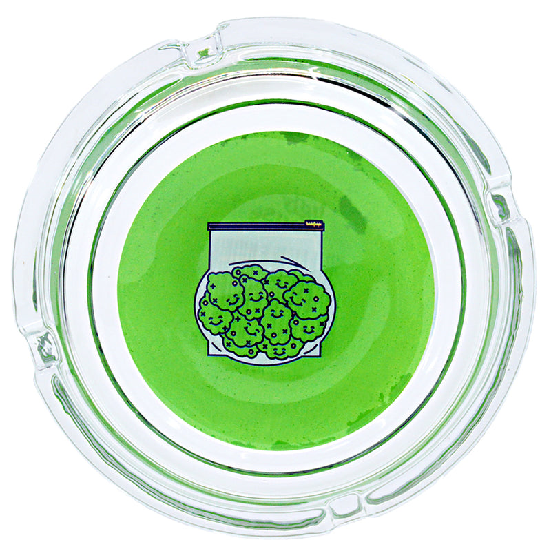 Glass 4" Ashtrays (6-Pack) - Best Buds - Giddy