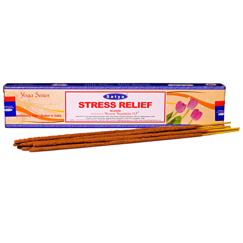 Satya - Stress Relief - Incense Sticks - 15g - Box of 12