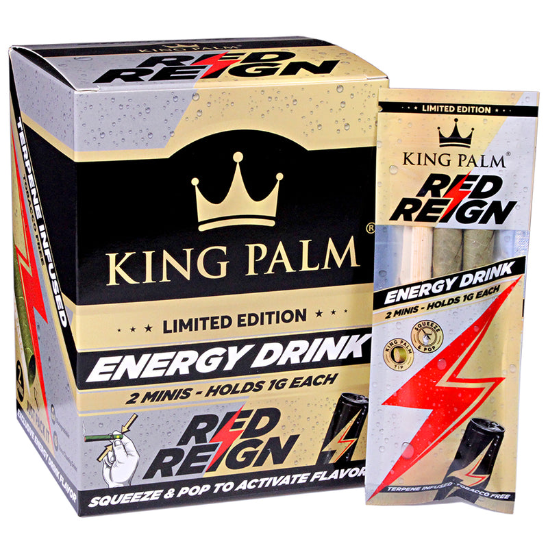 King Palm - Mini Pre-Rolls - Red Reign - Display Box of 20