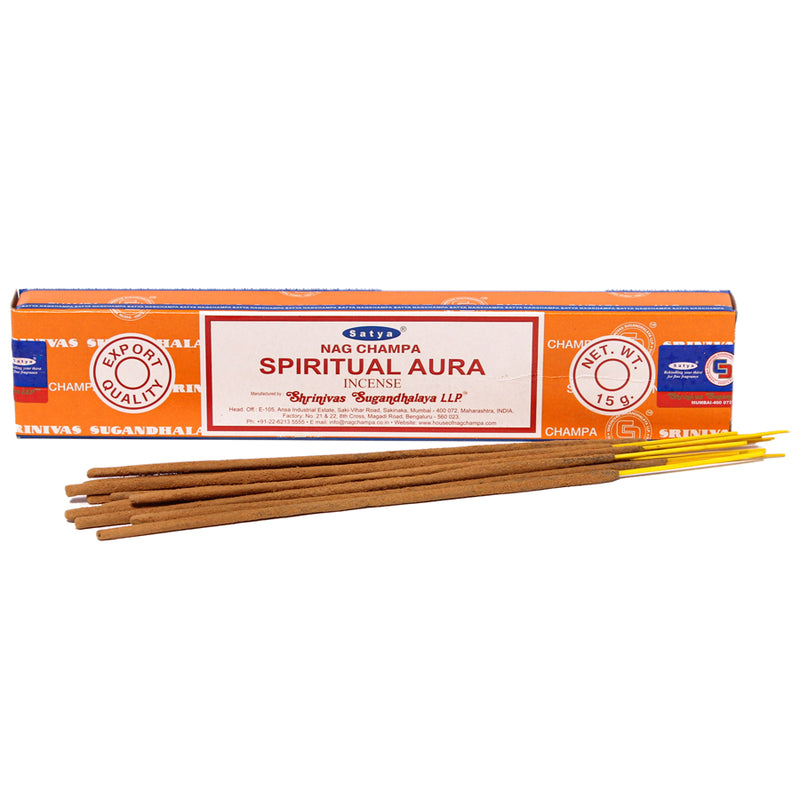 Satya - Spiritual Aura - Incense Sticks - 15g - Box of 12