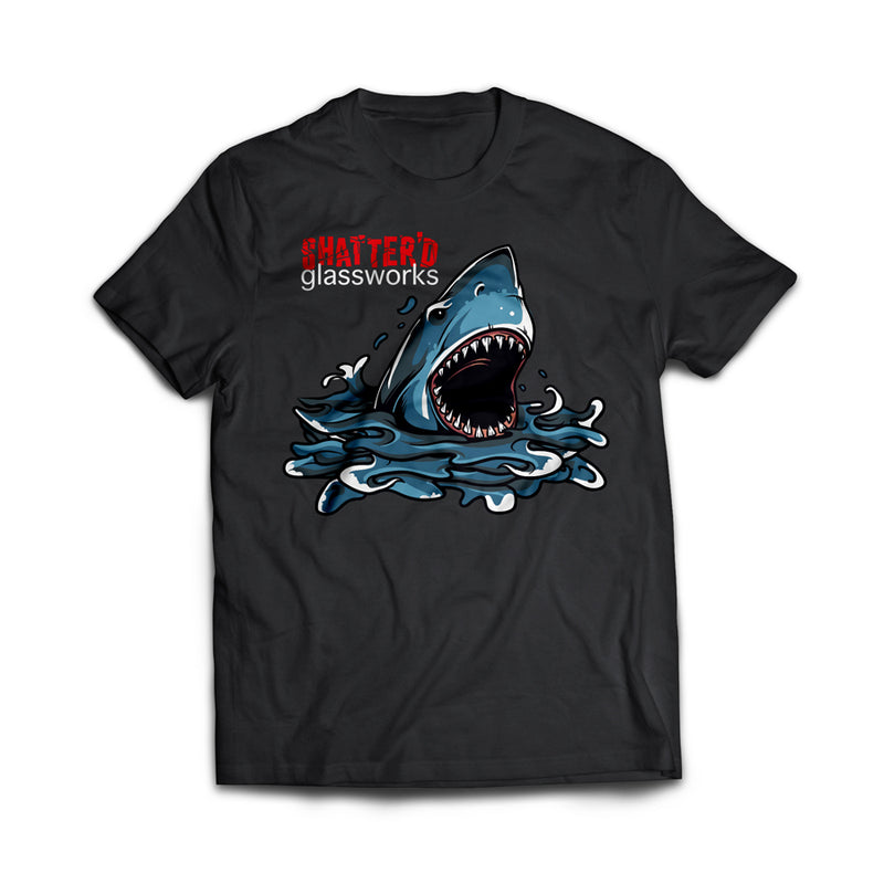 Shatter'd Shark T-Shirt Black