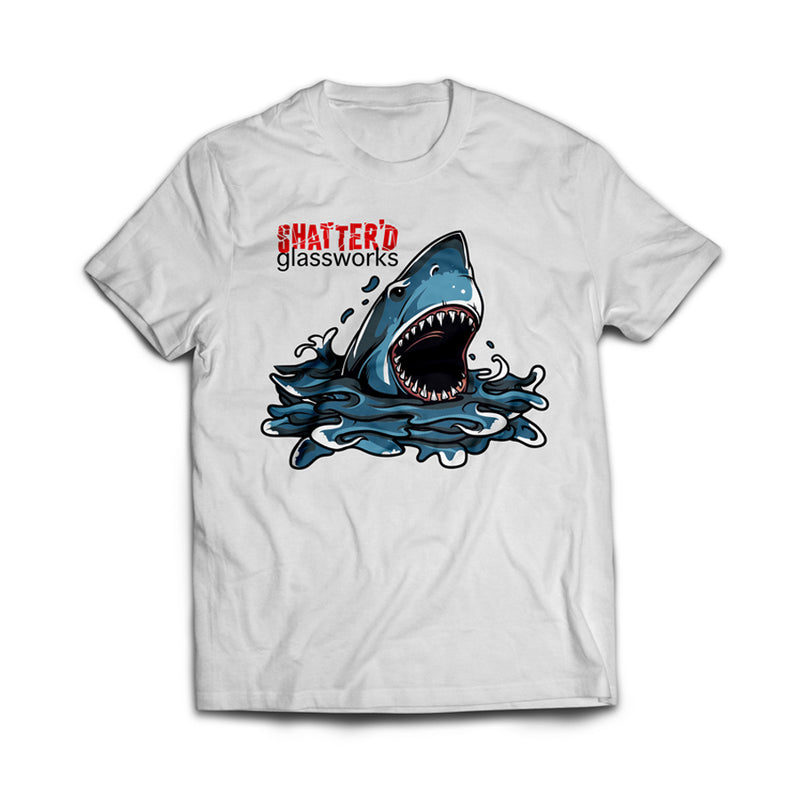 Shatter'd White Shark T-Shirt